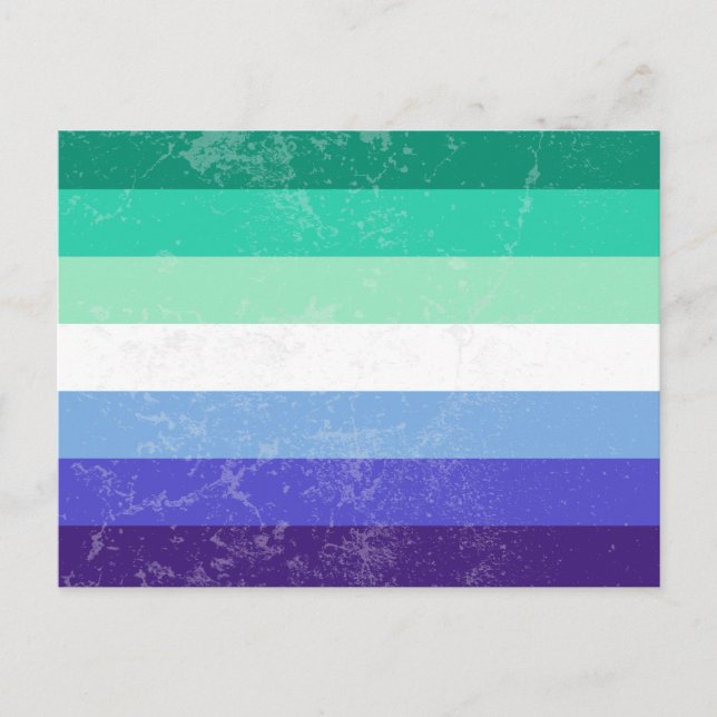 Gay Men Holiday Postcard (Front)