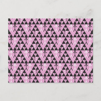 Gay Men Icon Art pattern Postcard