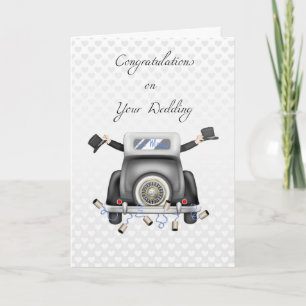 Gay Men, Just Married Congratulations Card