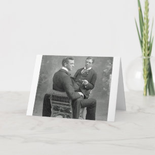 Gay Men New Year Rosh Hashanah Playtime Card