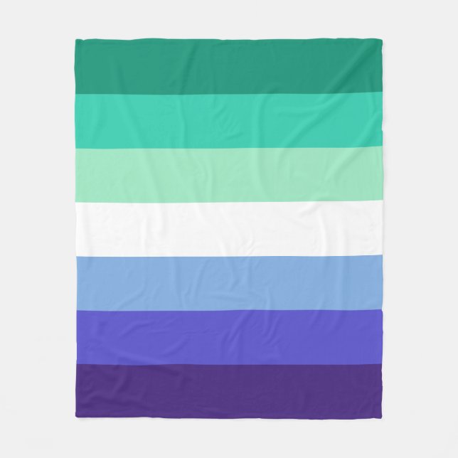 Gay Men Pride Fleece Blanket (Front)