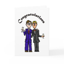 Gay Men Wedding Card  Customise It!