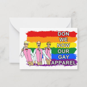 Gay Men's Chorus Christmas Cards