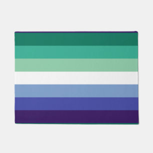 Gay Men's Pride, Striped Print, LGBTQ PRIDE Doormat