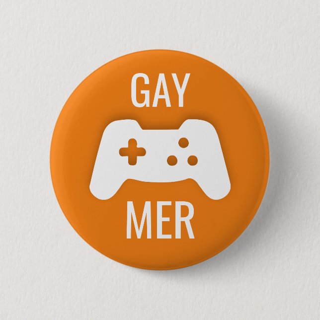 Gay Mer 6 Cm Round Badge (Front)