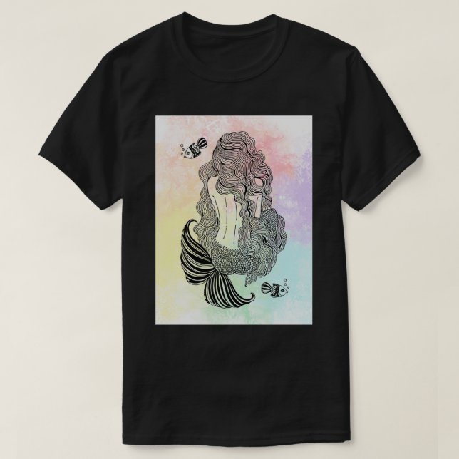 Gay Mermaid T-Shirt (Design Front)