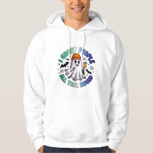 Gay MLM Funny Halloween – I Ghost People Hoodie