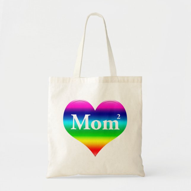 Gay Mum Squared LGBT Tote Bag (Front)