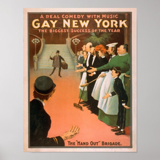 Gay New YorkRich Gentleman Theater Poster (Front)
