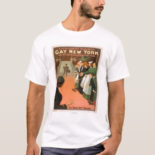 Gay New YorkRich Gentleman Theatre Poster T-Shirt