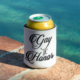 Gay of Honour Bar   Bridal Party Custom Keepsake Can Cooler