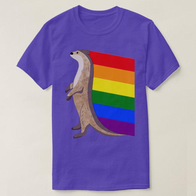 Gay otters  T-Shirt (Design Front)