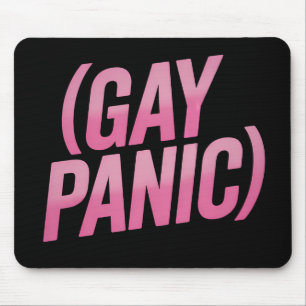 Gay Panic LGBTQ Protest Pride Mouse Mat