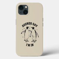 Gay Penguin Sounds Gay I'm In Vintage Queer Lgbtq