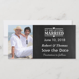 Gay Photo Save the Date
