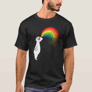 Gay Polar Bear Lgbtq Stuff For Teens Rainbow Hear T-Shirt
