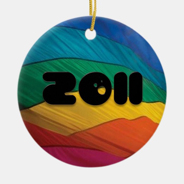 Gay Pride 2011 Ornament (Front)