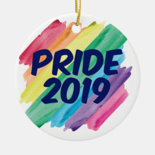 Gay Pride 2019 Ceramic Tree Decoration