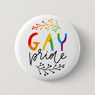 Gay Pride 6 Cm Round Badge
