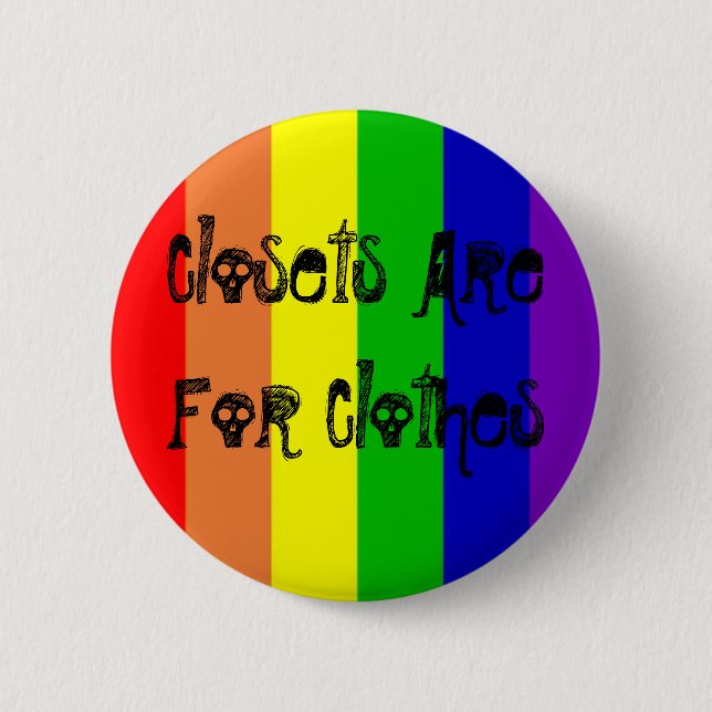 Gay Pride 6 Cm Round Badge (Front)