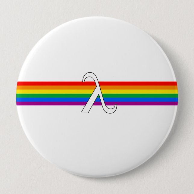 Gay Pride Activism 10 Cm Round Badge (Front)