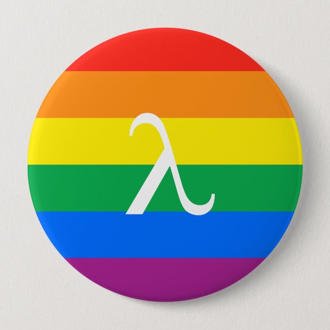 Gay Pride Activism 10 Cm Round Badge (Front)