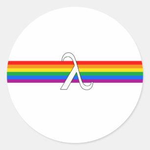 Gay Pride Activism Classic Round Sticker