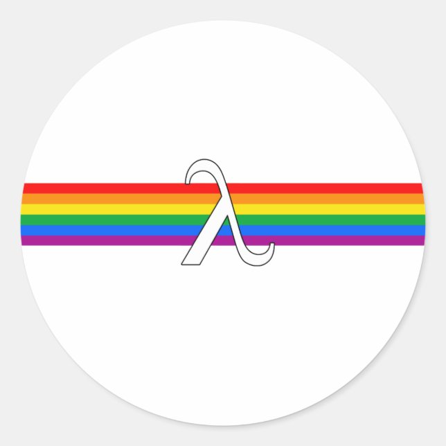 Gay Pride Activism Classic Round Sticker (Front)