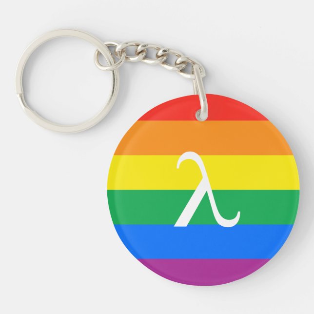 Gay Pride Activism Key Ring (Front)