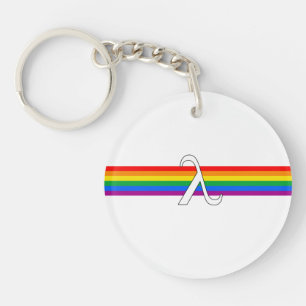 Gay Pride Activism Key Ring