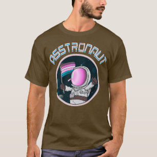 Gay Pride Astronaut LGBTQ Space Lesbian Men Women T-Shirt