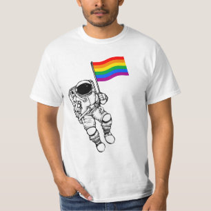 Gay Pride Astronaut T-Shirt