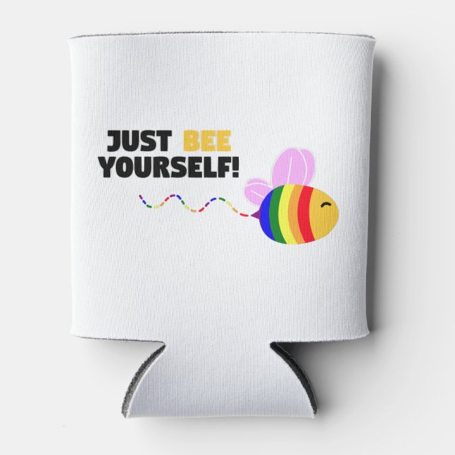 Gay pride be yourself can cooler (Front)