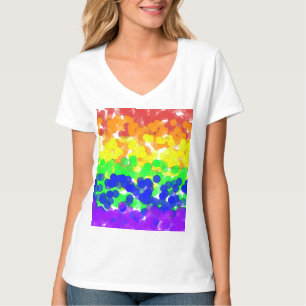 Gay Pride Bokeh Flag T-Shirt