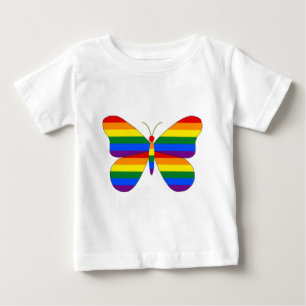 Gay Pride Butterfly Baby T-Shirt
