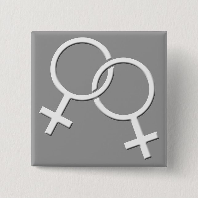 Gay Pride Buttons Same-Sex Rainbow Love Buttons (Front)