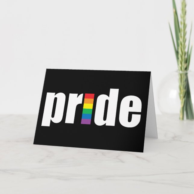 Gay Pride Card (Front)