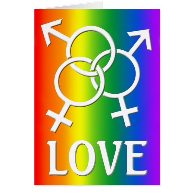 Gay Pride Cards LGBT Love Invitations & Cards (Front)