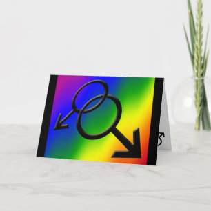 Gay Pride Cards Rainbow Greeting Cards Invitations