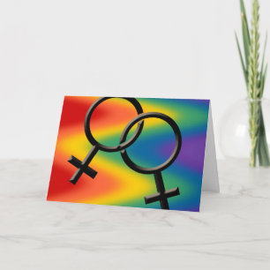 Gay Pride Cards Rainbow Love Invitations & Cards