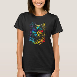 Gay Pride Cat Animal Pride Month LGBT Cute Equali T-Shirt