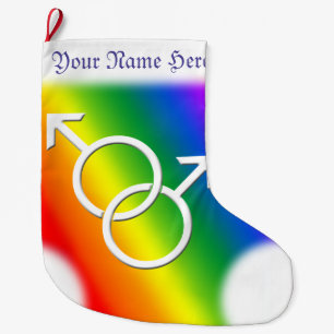 Gay Pride Christmas Stocking Rainbow Stockings