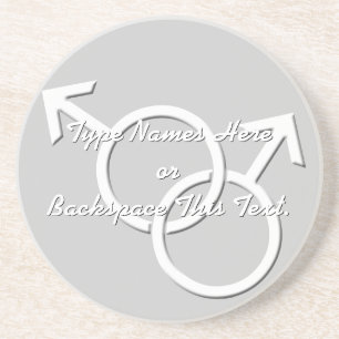 Gay Pride Coaster Custom Gay Pride Drink Coasters