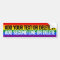 Gay Pride Custom text 2 lines slogan Rainbow
