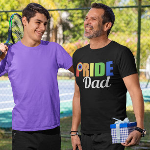 Gay Pride Dad LGBTQ Father's Day T-Shirt