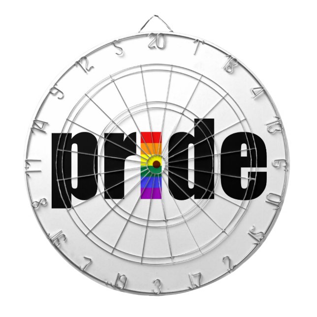 Gay Pride Dartboard (Front)