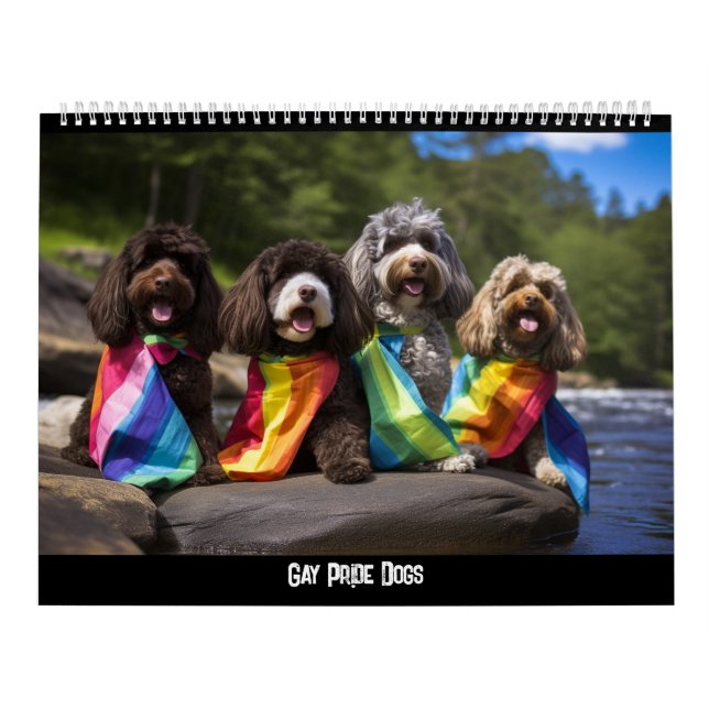 Gay Pride Dogs Calendar (Cover)