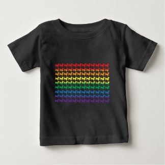 Gay Pride Doxie Flag Baby T-Shirt