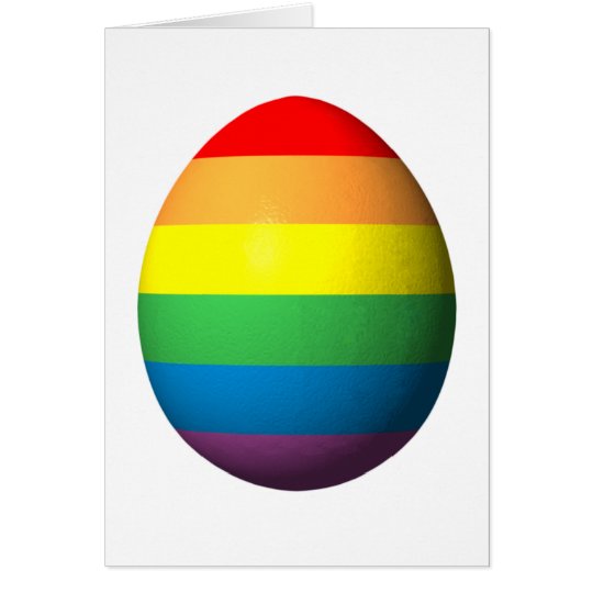 Gay Pride Egg Card