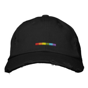 Gay Pride embroidered cap